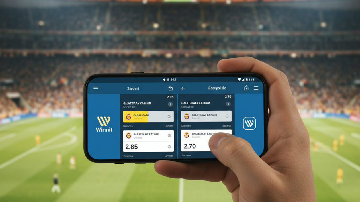 Winnit canlı bahis oranlarını mobil cihazdan anlık olarak takip etme ve değerlendirme.